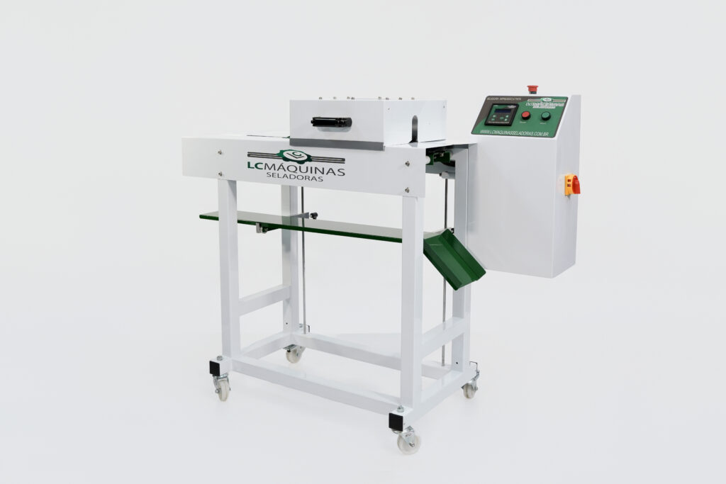 Seladora Contínua com Rotulador - equipamento